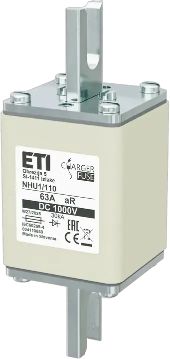Vaizdas NHU1/110 aR 63A/1000V DC