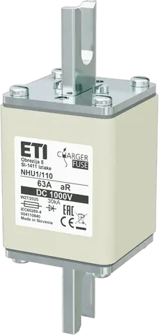 Vaizdas NHU1/110 aR 63A/1000V DC