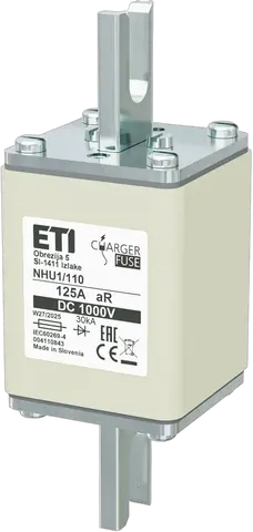 Vaizdas NHU1/110 aR 125A/1000V DC