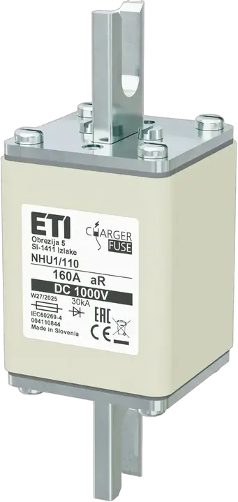 Vaizdas NHU1/110 aR 160A/1000V DC