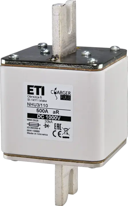 Vaizdas NHU3/110 aR 500A/1000V DC