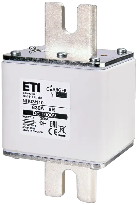 Vaizdas NHU3/110 aR 630A/1000V DC