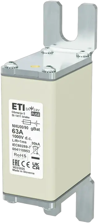 Vaizdas NHU00/90 gBat 63A/1000V DC
