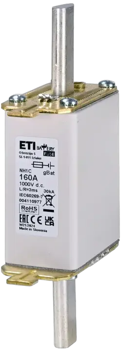 Vaizdas NH1C gBat 125A/1000V DC
