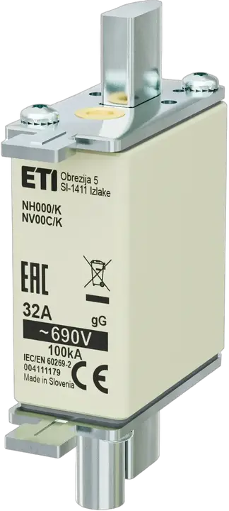 Vaizdas NH000/K gG 32A/690V