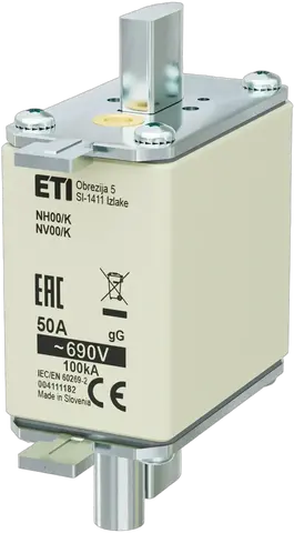 Vaizdas NH00/K gG 50A/690V