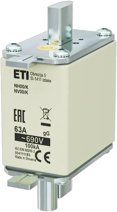 Vaizdas NH00/K gG 63A/690V