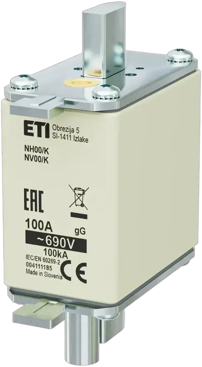 Vaizdas NH00/K gG 100A/690V