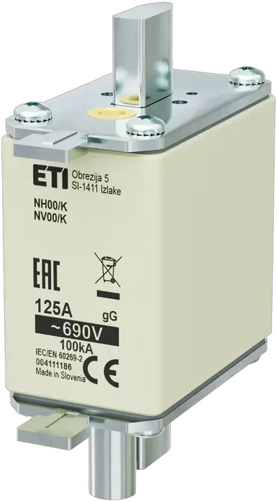 Vaizdas NH00/K gG 125A/690V