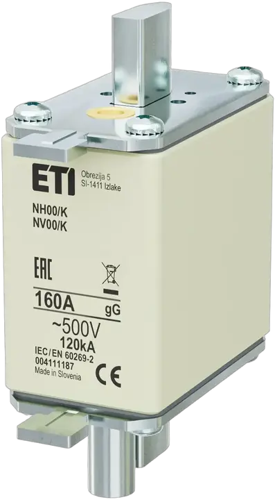 Vaizdas NH00/K gG 160A/500V