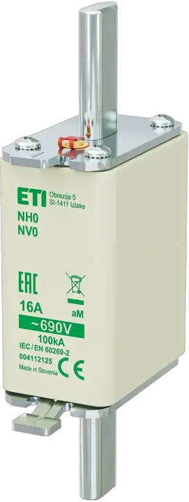 Vaizdas NH0 aM 16A/690V