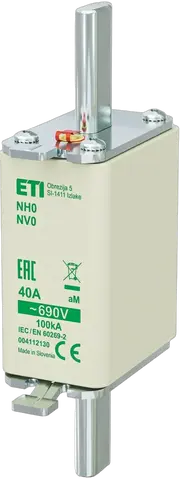 NH0 aM 40A/690V