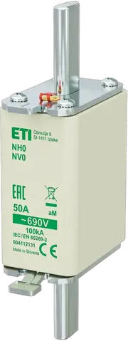 NH0 aM 50A/690V