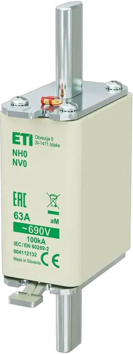Vaizdas NH0 aM 63A/690V