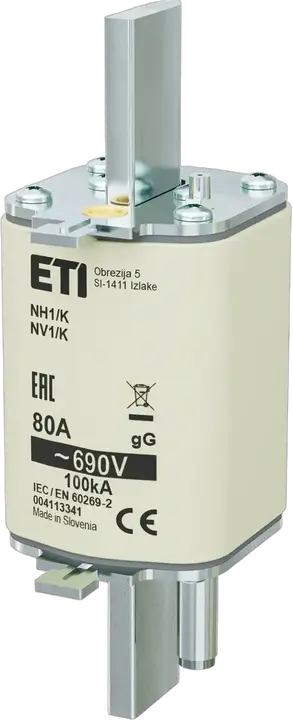 Vaizdas NH1/K gG 80A/690V