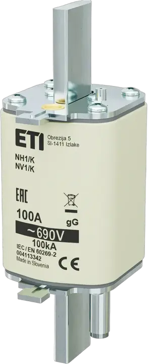 Vaizdas NH1/K gG 100A/690V