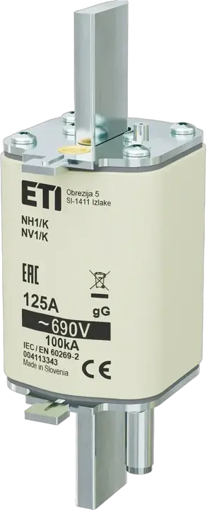 Vaizdas NH1/K gG 125A/690V