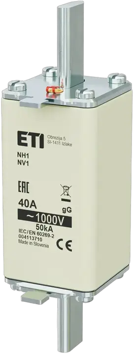 Vaizdas NH1/85 gG 40A/1000V