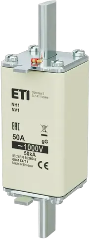 Vaizdas NH1/85 gG 50A/1000V