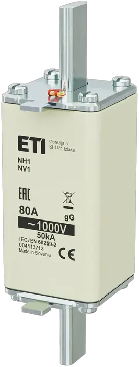 Vaizdas NH1/85 gG 80A/1000V