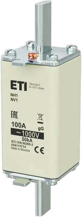 Vaizdas NH1/85 gG 100A/1000V