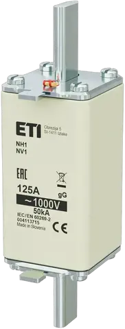 Vaizdas NH1/85 gG 125A/1000V