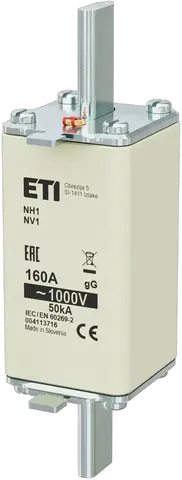 Vaizdas NH1/85 gG 160A/1000V