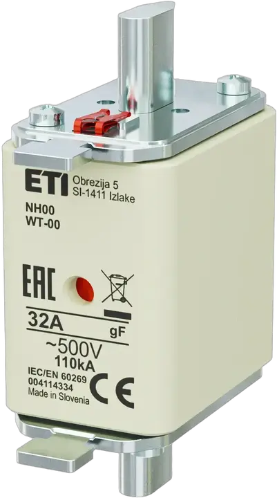 Vaizdas NH00 gF 32A/500V