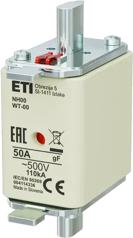 Vaizdas NH00 gF 50A/500V