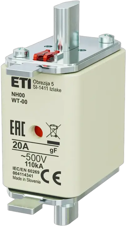 Vaizdas NH00 gF 20A/500V