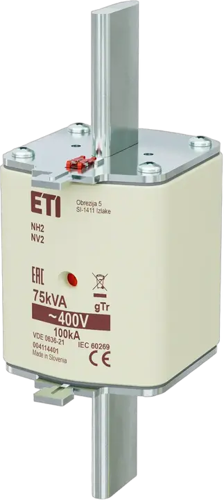 Vaizdas NH2 gTr 108A/400V/75kVA