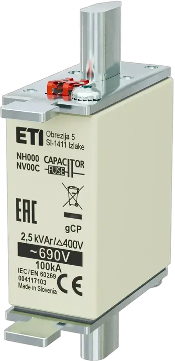 Vaizdas NH000 gCP 2,5kVAr/690V