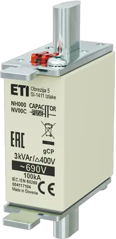 Vaizdas NH000 gCP 3kVAr/690V