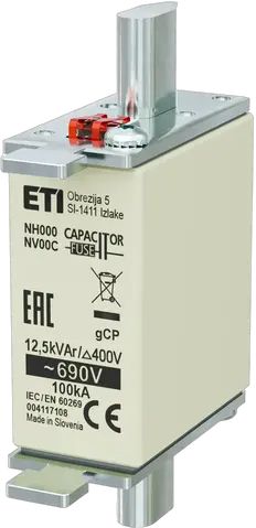 Vaizdas NH000 gCP 12,5kVAr/690V