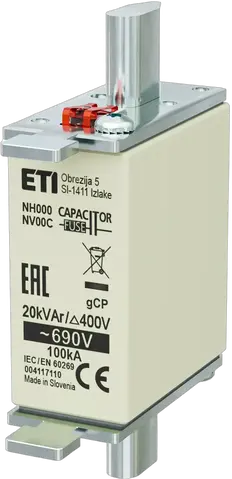 Vaizdas NH000 gCP 20kVAr/690V
