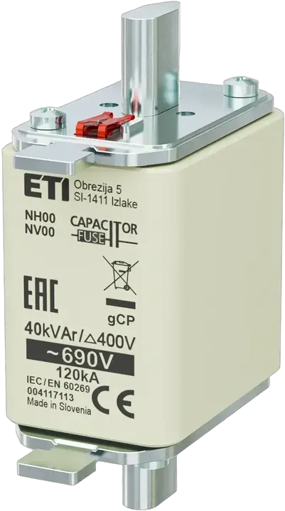 Vaizdas NH00 gCP 40kVAr/690V