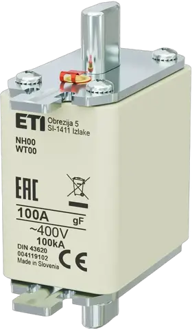 Vaizdas NH00 gF 100A/400V