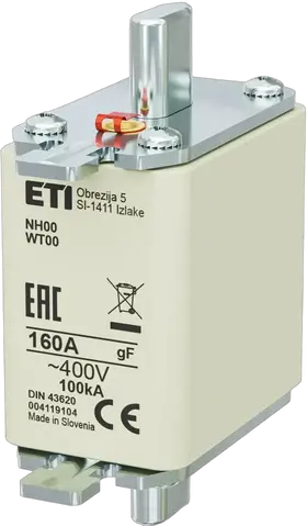 Vaizdas NH00 gF 160A/400V