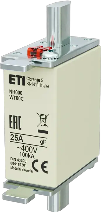 Vaizdas NH000 gF 25A/400V