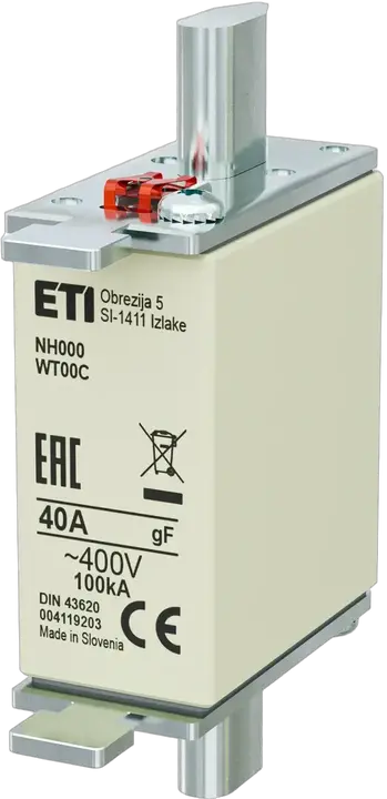 Vaizdas NH000 gF 40A/400V