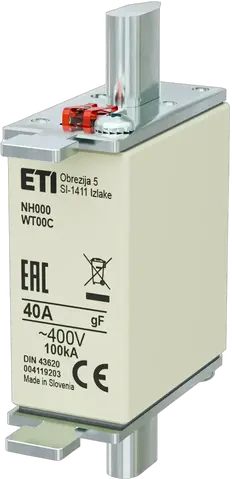 Vaizdas NH000 gF 40A/400V