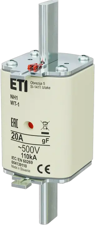 Vaizdas NH1 gF 20A/500V