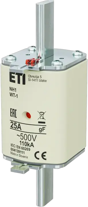 Vaizdas NH1 gF 25A/500V
