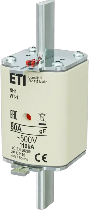 Vaizdas NH1 gF 80A/500V