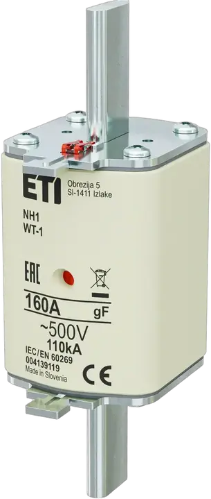Vaizdas NH1 gF 160A/500V
