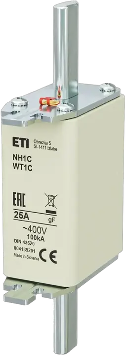 Vaizdas NH1C gF 25A/400V