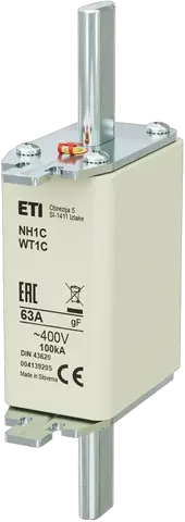 Vaizdas NH1C gF 63A/400V