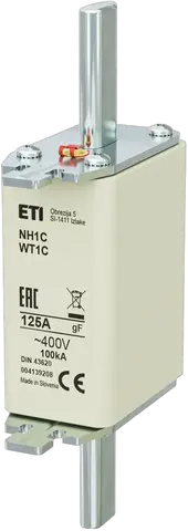 Vaizdas NH1C gF 125A/400V
