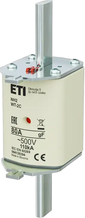 Vaizdas NH2C gF 80A/500V