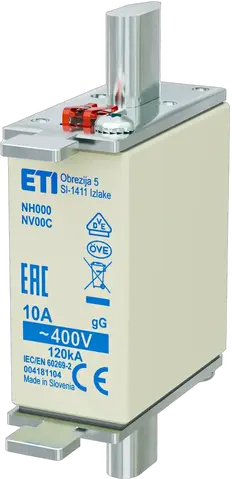 Vaizdas NH000 gG 10A/400V